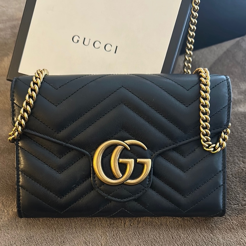 Gucci Marmont Mini Black Bag